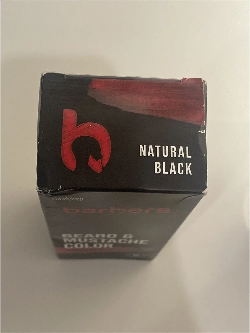 Godefroy Barbers Choice Beard & Mustache Dye Kit for Men Natural Black - New